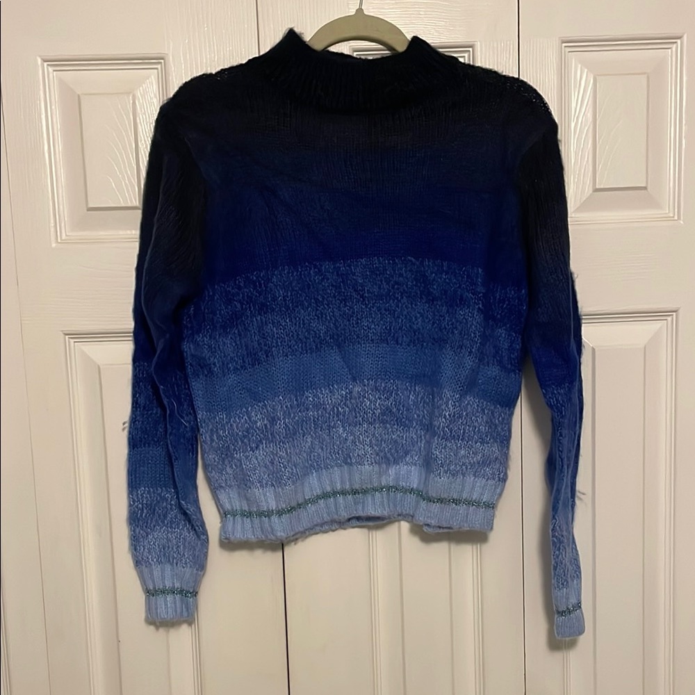 Gradient Blue Women's Sweater